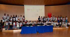 Participantes en el acto de inauguración de Estalmat.